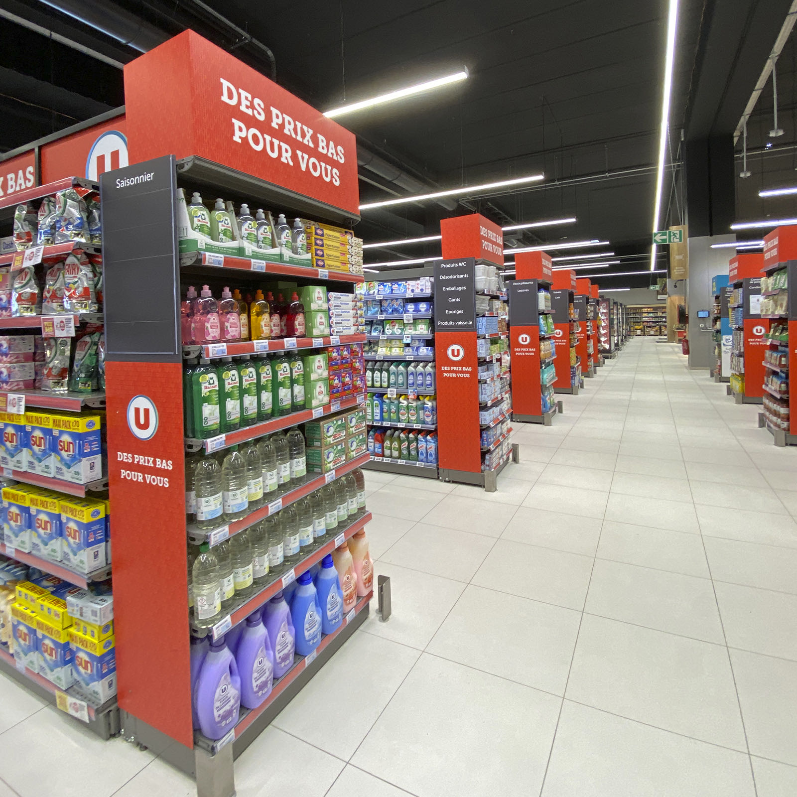 SIGNALETIQUE ALLEE SUPER U