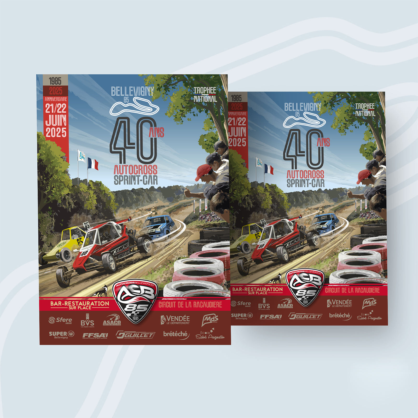 AFFICHE AUTOCROSS BELLEVIGNY
